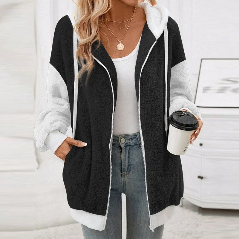 Alex - Comfortabele en stijlvolle winterhoodie voor dames