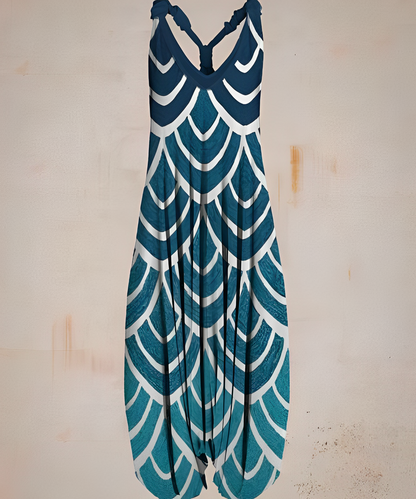 Casual jumpsuit in bohemian-stijl