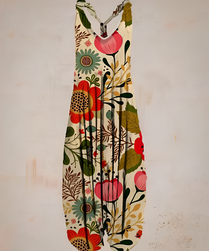 Casual jumpsuit in bohemian-stijl