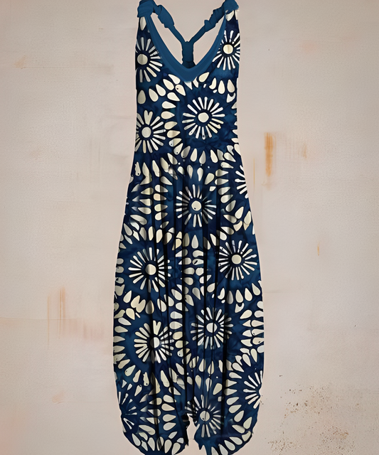 Casual jumpsuit in bohemian-stijl