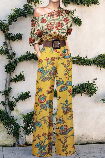 Fashion casual strapless one-shoulder loose-fit jumpsuits (10 kleuren)