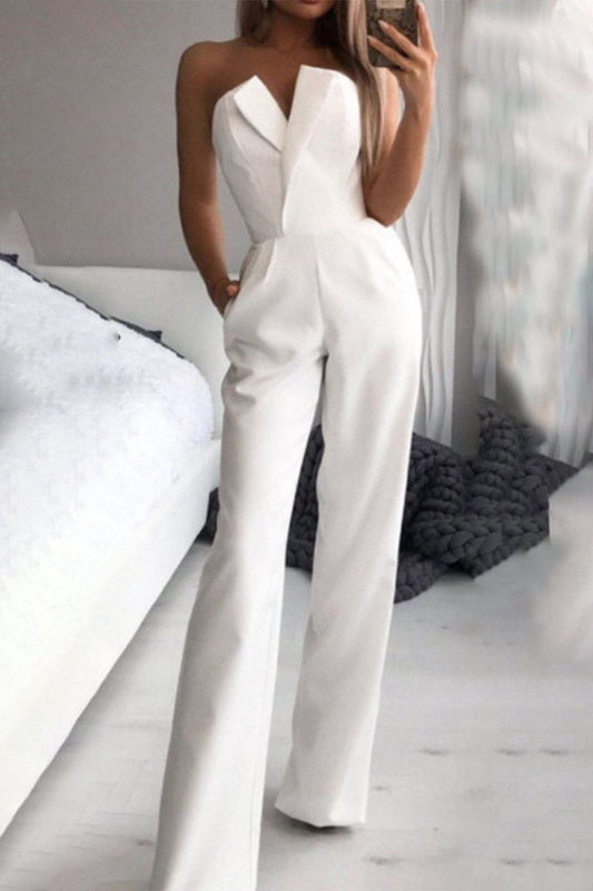 Casual effen kleuren jumpsuits (3 kleuren)