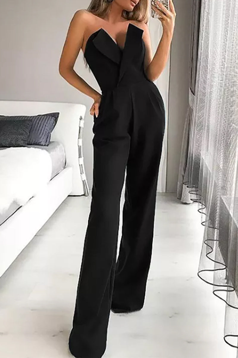 Casual effen kleuren jumpsuits (3 kleuren)