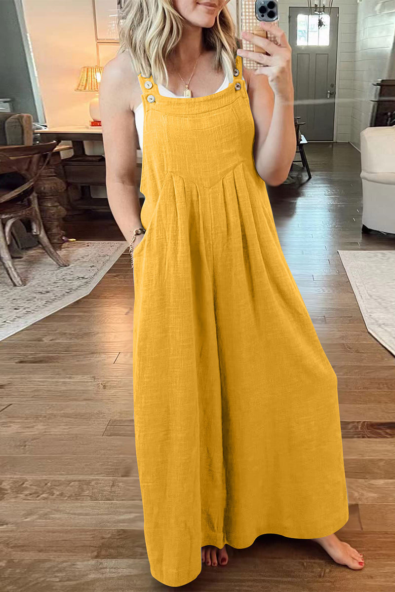 Casual-street-stijl jumpsuits met stevige kraag (10 kleuren)