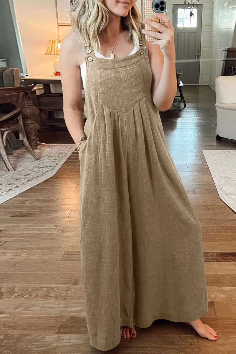 Casual-street-stijl jumpsuits met stevige kraag (10 kleuren)