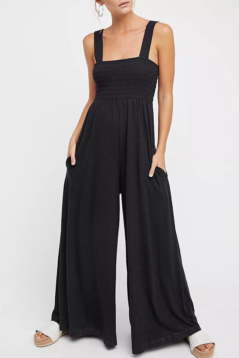Eenvoud Soepele Zak Losse Jumpsuits