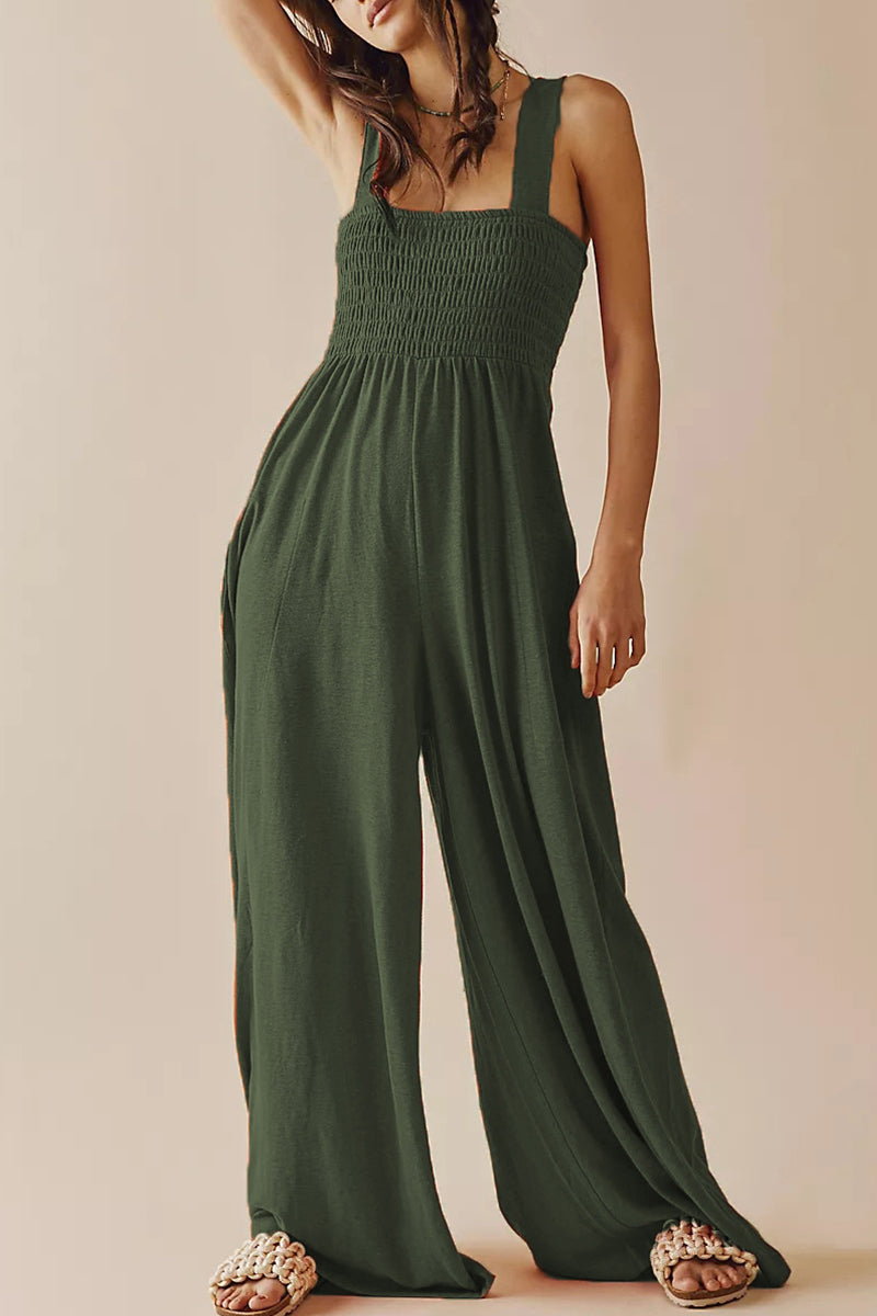 Eenvoud Soepele Zak Losse Jumpsuits