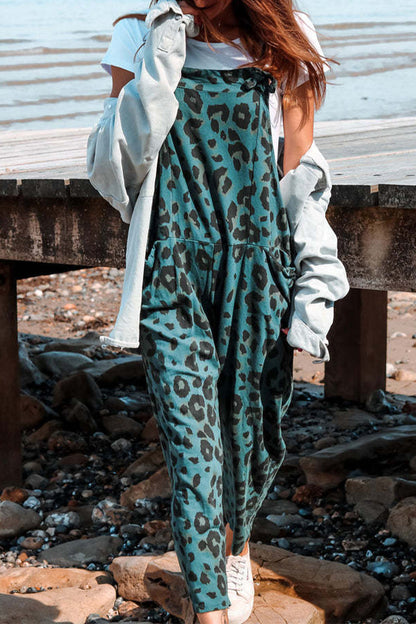 Casual College Luipaard-patchwork Los Jumpsuits (5 kleuren)