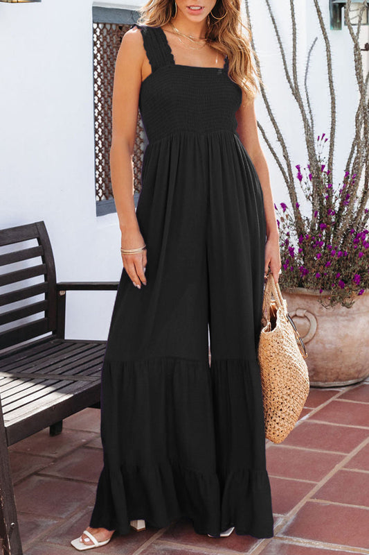 effen geplooide overall