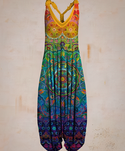 Casual jumpsuit in bohemian-stijl
