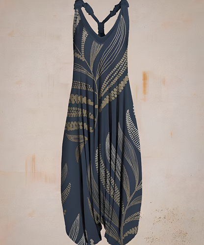 Casual jumpsuit in bohemian-stijl