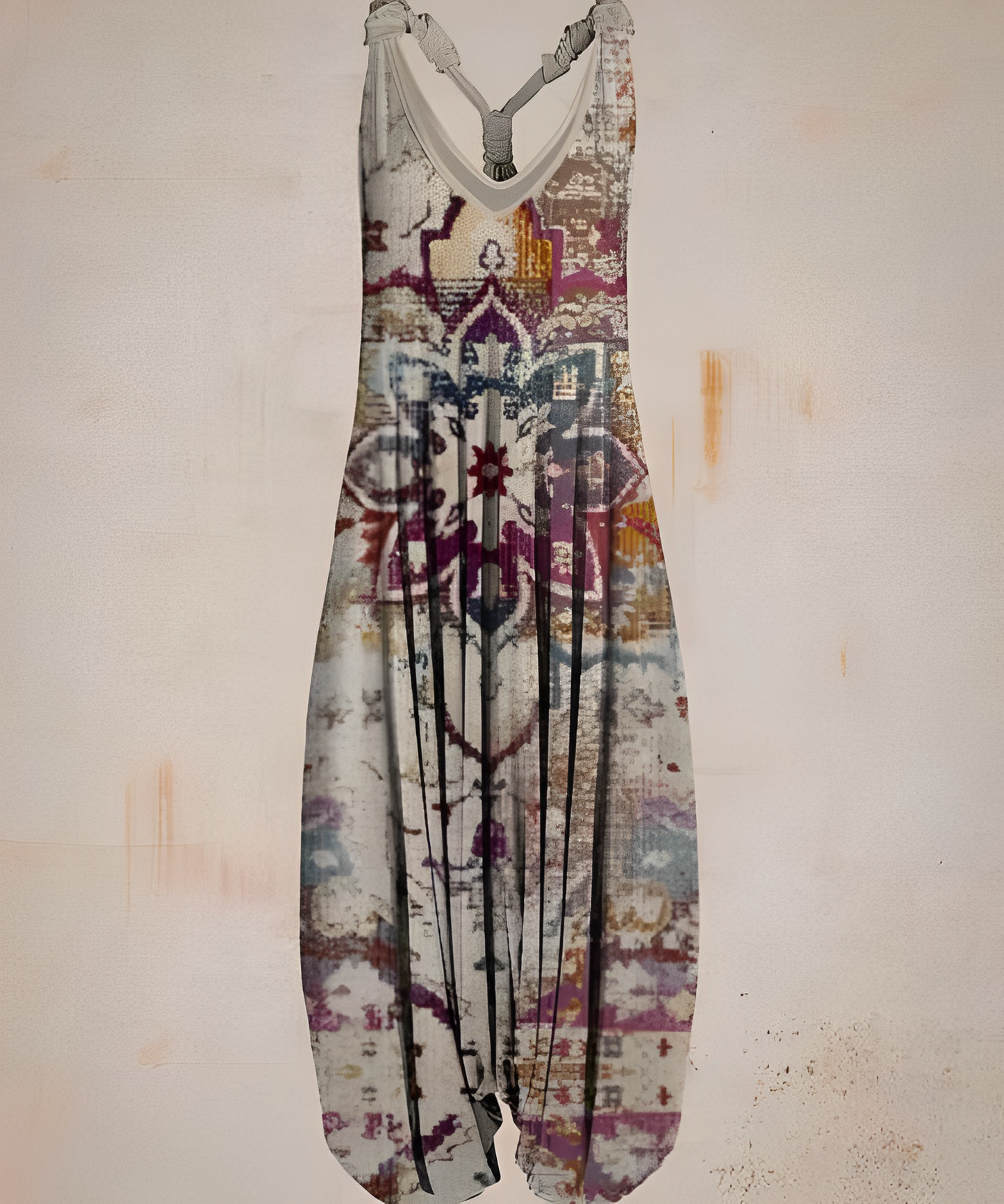 Casual jumpsuit in bohemian-stijl
