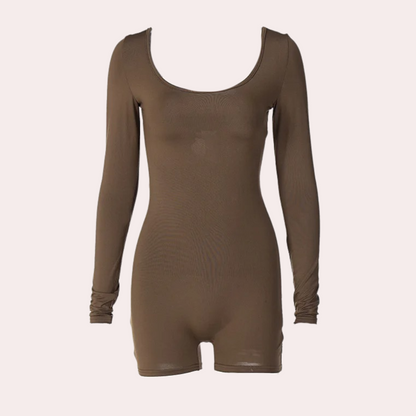 Damesjumpsuit met lange mouwen