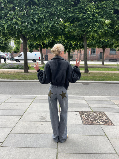 Emily | Denim Jeans met Ster Accent | Casual Streetwear | Duurzaam Katoen