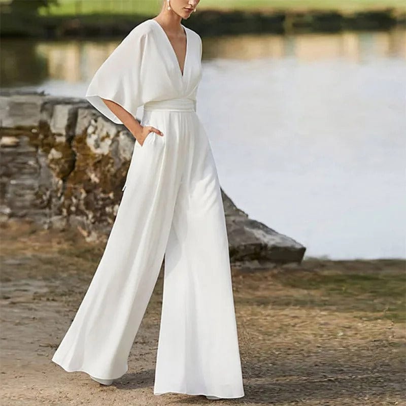 KAREN- Elegante jumpsuit met V-hals