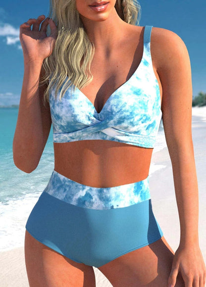 bikini met stippen en strepen
