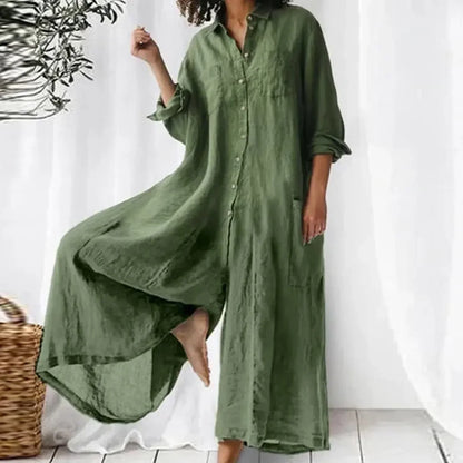 Comfortabele loszittende jumpsuit