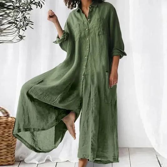 Comfortabele loszittende jumpsuit