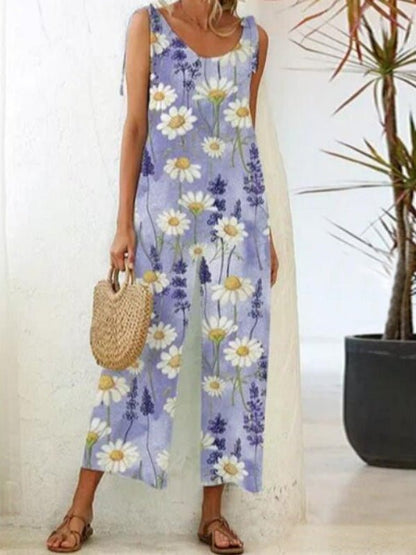 Vrijetijdskleding met overall met bloemenprint